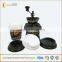 Hot drink paper coffee cup balck and white lid stock