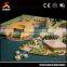 acrylic material scale commecial building models with clear interior design