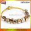High Quality Charms Beads Fit DIY Bracelet Gold Fashion Bangles for Women