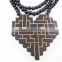 2015 custom cheap wooden necklace