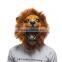 creepy Angry Lion latex rubber mask costume prop scary mask Animal Head party Mask cosplay mask