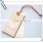 beauty custom logo printing paper necklace colorful hang tag