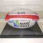 Custom clear square acrylic rugby ball display box