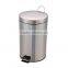 Outdoor stainless steel public dustbin