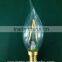 2014 new products 4w cob filament led bulb candle e14 base 360 degree CE ROHS