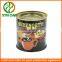Coffee tin can with easy open lid and air walve