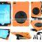 Drop reisistant rotated stand case for iPad mini 4 shoulder strap back cover