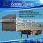 AOTONG Trailer 3 Axles Two Storages Cow Livestock Fence Truck Trailer/cattle Transport Trailer for Sale