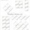 Modern simple 6 pack bathroom wall mirror tiles 12 in x12 in