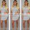 2016 Summer Sexy Club Dress Short Sleeve Split Bandage Bodycon Cheap O-Neck