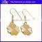 Fashion 925 Sterling Silver Golden Earring Designs For Women,Huggie Earring For Girl
