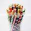 Wholesale custom thick paper drinking straws flexible