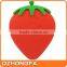 Cheap wholesale customized fruit shape cute silicone coin purse