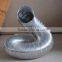 semi-rigid aluminum tube for hvac exhaust flexible ducts