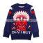 (sweater NO.5) navy 18m-6y baby boy catton cartoon embroidery sweaters winter clothes boys tops winter wear