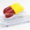 Double Capsule Shape Memo Pad Dispenser