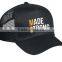 Custom Mesh Embroidery Patch Trucker Cap/Flat Brim Trucker Hat/Custom Rope Trucekr Cap