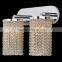 Crystal decorative wall mounting light