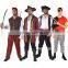 Fancy Men Sexy Cosplay Costume Jack Sparrow Costume Adult Pirate Costume