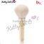 White professional makeup brushes for shadow blush
