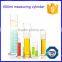China cheap chemicals lab supplies quartz graduated cylinder for lab