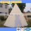 Canvas Fabric and Steel Tubes Pole Material Teepee Indian Tents