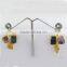 Georgeous !! Kyanite & Citrine & Amethyst Rough Stone Sterling Silver Earring, Handmade Silver Jewelry, Silver Jewelry