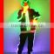 Synchronous LED Dancer Costumes, Programmable LED Tron Costume