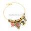 Latest design elegant wholesale vintage engraved inspiration expandable wire bracelet