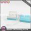 Custome design sky blue cardboard box gift packaing, gift paper box with white ribbon