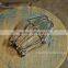 Wire Bulb Cage, Clamp On Lamp Guard, Vintage Industrial Trouble Lights