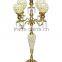 Gold candelabra,antique Gold candelabra for sale,Gold plated candelabra