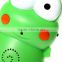 Lovely Design Green Frog welcome doorbell Wireless light sensor recordable guest saluting doorbell 100pc