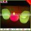 LED Colours Changing Modern Plastic Furniture Glowing Furniture For Garden Outdoor