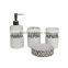Home decoration ceramic bathroom accessories