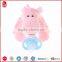 wholesale Soft Cute Baby Plush Stuffed Pacifier Toys