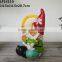 Resin sensor large garden dwarf statues rain gauge