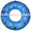 High quality inflatable donut pool float swimming ring yellow
