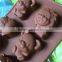 FDA LFGB fashion Food Grade silicone cake mold animal shape