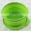 Storage Bowl For Camping Collapsible Bowl With Lid Silicone Bowl