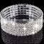 Hot Fashion 4/5/8 Rows Crystal Rhinestone Wedding Bridal Bracelet Bangle