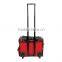 Lady Foldable Travel Trolley Zip Cover Metal Bar 18" Rolling Tool Bag