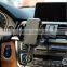Convenient three coils hook type wireless charging car holder - With a bracket