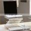 high quality clear acrylic office computer table