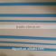 2015 Newest colorful stripe design plastic tablecloth with waved/straight edge