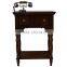 Wooden table vintage home decor table telephone desk