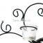 Black New arrival sun design candle holder lantern Home decoration