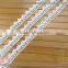 1.7cm Width Lady Garment Chemical Embroidered Lace Trim