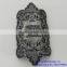 Professional supply all kinds of metal wine plate, wine packaging zinc alloy plates