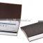 Wholesale Custom Metal Leather Name Card Case